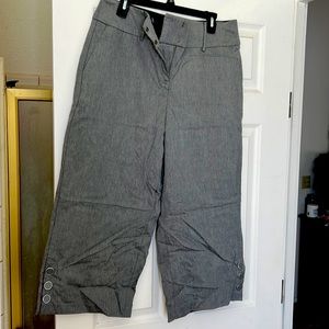Lane Bryant gray Capri pants